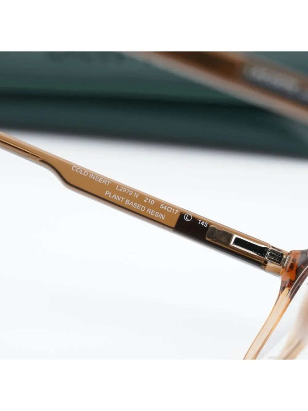 Lacoste L2979 N 210 Square 54mm Eyeglasses - Transparent Brown